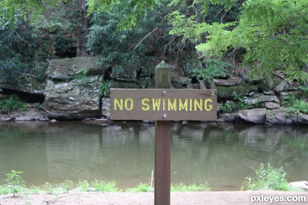 No Swimming